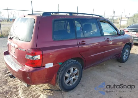 2004 Toyota Highlander V6 из США, поврежденный, VIN JTEDP21A540037899